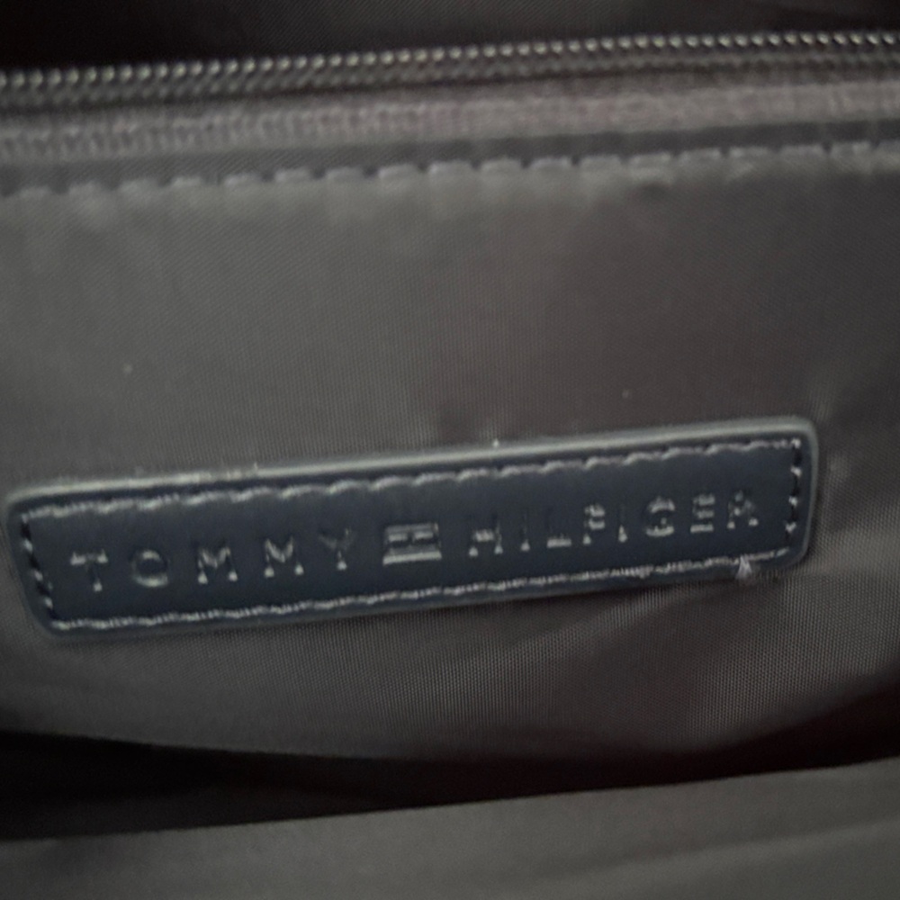 Tommy Hilfiger Beige and Light Blue Tote - Picture 5 of 7